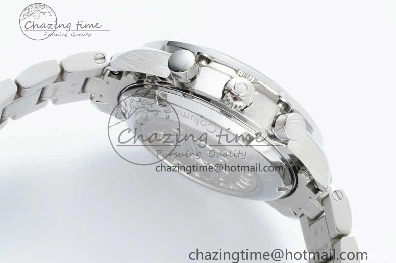 0217 Speedmaster Racing Master SS HKF Best Edition Black Dial on SS Bracelet A Versatile 7810